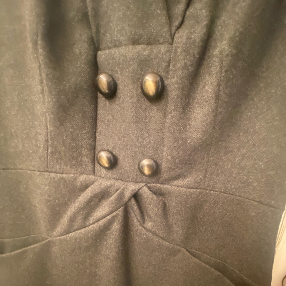 NEW Italian Designer Luca Luca Dress Pockets Midi Womens Italian Size Small 42 - Picture 14 of 14